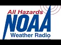 NOAA Weather radio broadcast cycle 1 hour