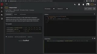 Codewars Unique In Order JavaScript Code Challenge
