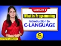 C - 01 Introduction to C Language C Programming Tutorials