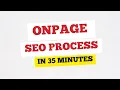 SEO in 35 Minutes - Practical Onpage SEO Tutorial 2024