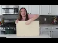 24 Large Pizza Stone Baking Stone Cordierite Bread Stone for Oven Grill 24 x17