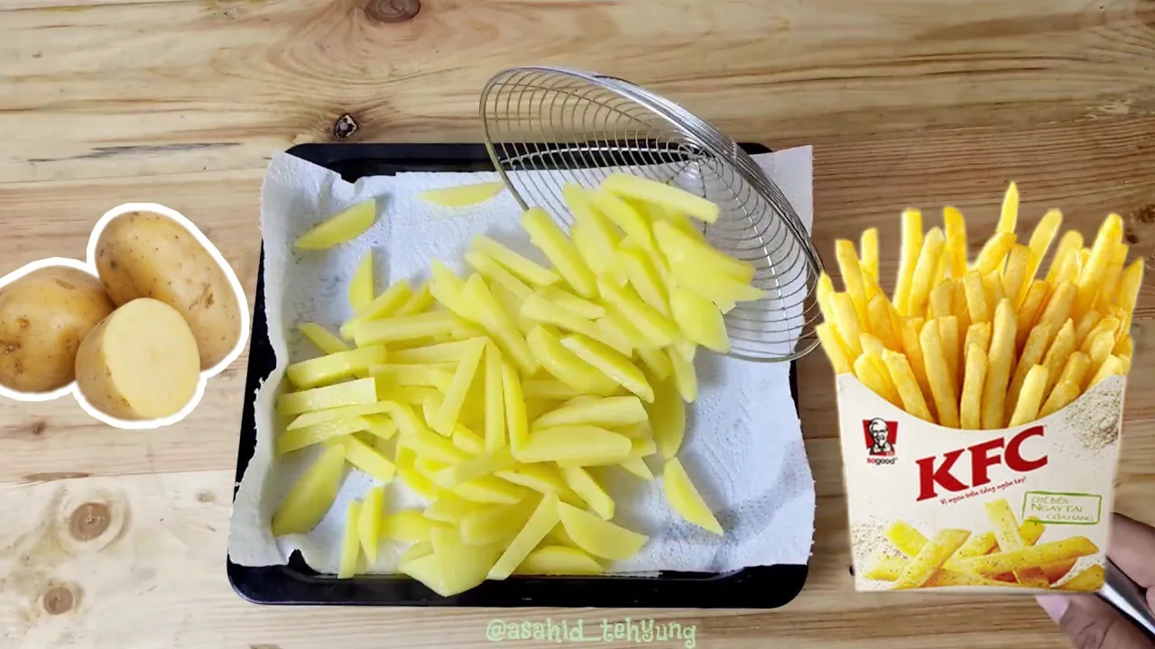 Kembali lagi di Episode Kentang! Gimana caranya kalian membuat French Fries yang enak Crispy & Delic. 