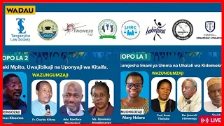 🔴 #LIVE: WADAU WAFUNGUKA JUKWAA LA DEMOKRASIA TANZANIA