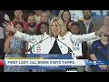 First Lady stops at American Legion in Tampa touting President s commitment to military