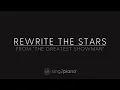 The Greatest Showman | Zac Efron, Zendaya - Rewrite the Stars (Piano Karaoke)