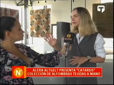 Alexa Altgelt presenta Catarsis, colección de alfombras tejidas a mano