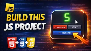 JavaScript Project for Beginners Build a Counter App using HTML CSS JavaScript