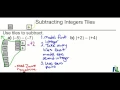 Subtracting Integers With Tiles 2