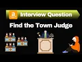 Find the Town Judge LeetCode 997 Python