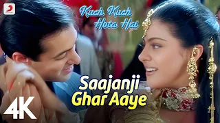 saajanji ghar aaye 4k salman khan shahrukh khan kajol kumar s alka y kuch kuch hota hai