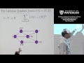 The Laplacian Matrices of Graphs Algorithms and Applications
