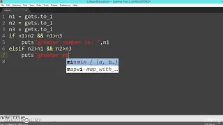 094 Learn python and ruby programming - Finding greatest number