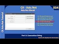 Ado Net Model Part 4 - ConnectionString for SQL Server Ado Net Tutorial