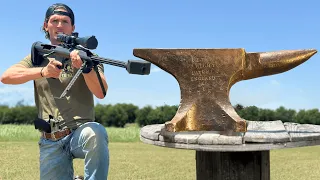 can an anvil stop a 50 cal sniper rifle