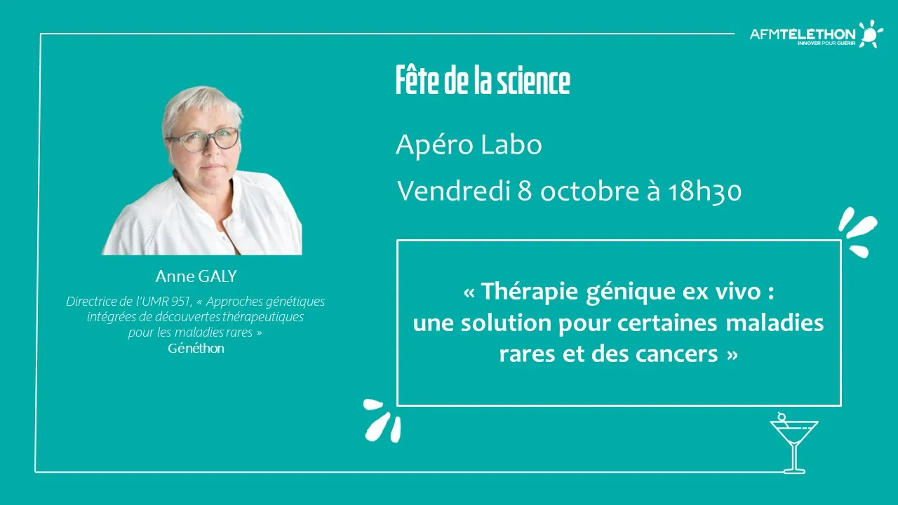 Thérapie génique exvivo : une solution pour certaines maladies rares et des cancers | Apéros au labo