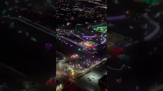 Christmas light tour in a helicopter #Yukonlights #shortvideo #shorts #christmas #helicopter