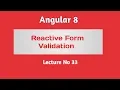 Angular 8 Tutorial - Part 33