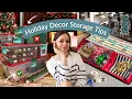 THE BEST HOLIDAY ORGANIZATION TIPS Space Saving Hacks for Storing Your Christmas Decor