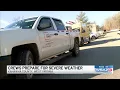Crews prepare for severe weather
