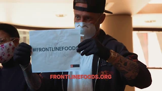 Frontline Foods Michael Voltaggio Sami Miro and STRFSH deliver meals to healthcare worker