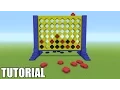 Minecraft Tutorial How To Make A Connect Four Board Mini Game