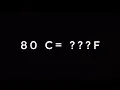 80 DEGREE CELSIUS TO FAHRENHEIT