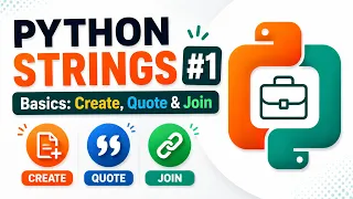 Python Strings for Beginners - String Basics Create Quotes Raw Strings
