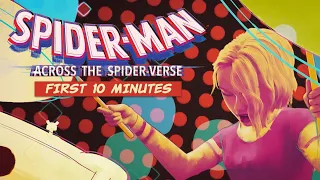 spider man across the spider verse first 10 minutes sony animation