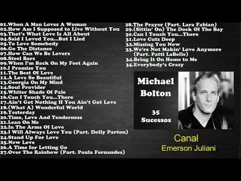 Download MP3 MichaelBolton - 35 Sucessos - Best Love Songs Michael Bolton 2022 😍