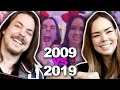 Looking at a DECADE of old photos with my wife