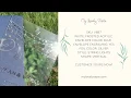 Stunning Silver Foil Acrylic Wedding Invites, Premium Pearl Envelope, SKU V687 | My Lovely Store