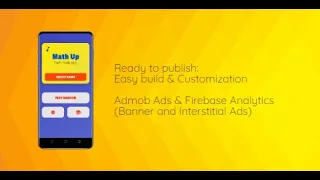 Math Game app Using Android Studio Java Firebase Admob