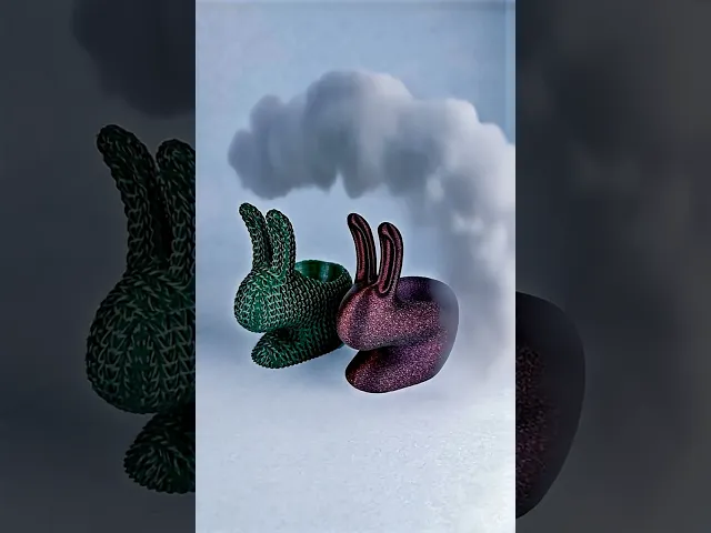Egg Holder Bunny (Smooth & Knitted), Easter Toy video thumbnail