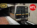 Download Lagu Riding MARTA Rail Red Line, Atlanta International Airport (ATL) to Downtown Atlanta/Buckhead, 4K