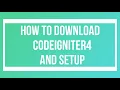 How to Download and Setup CodeIgniter 4
