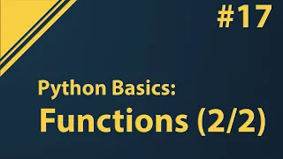 Python Tutorial How to use functions in python Part 2