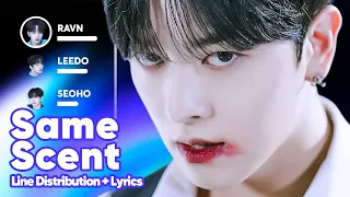 oneus same scent line distribution lyrics karaoke patreon requested