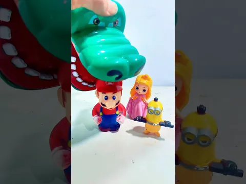 The dinosaurs gave Super Mario surprise gift #mario #toys #shortvideo #spiderman #fyp