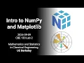 2024 CBE 130 Lab 2 Intro to NumPy and Matplotlib