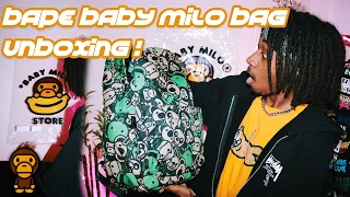 BAPE BABY MILO BACKPACK UNBOXING REVIEW