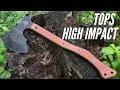 TOPS High Impact Axe: Chopping Power - 1075 Steel, HEFTY Cutting Tool