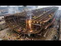How a City-Sized Ship Is Recycled into Massive Steel Coils | Inside the Factory