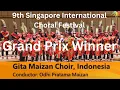 Lagu Gita Maizan Choir of Indonesia Wins the 9th Singapore International Choral Festival 2025