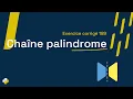 Corrected exercise 189 Program that allows you to check if a string is a palindrome