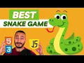 build an addictive snake game using html css and js