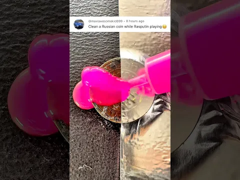 POV: You're Cleaning a Russian Coin to Rasputin 🇷🇺😯
