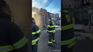 12-Alarm Inferno Engulfs New Jersey Block in Massive Firestorm #breakingnews #newjersey