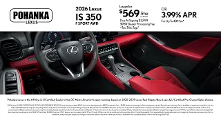 Pohanka Lexus of Chantilly August 2026 IS 350 Special