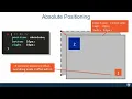 Lecture 22 Part 1 Relative and Absolute Element Positioning