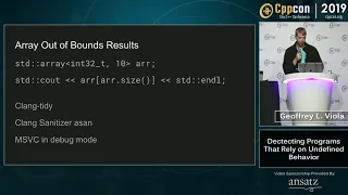 Detecting Programs That Rely on Undefined Behavior - Geoffrey L Viola